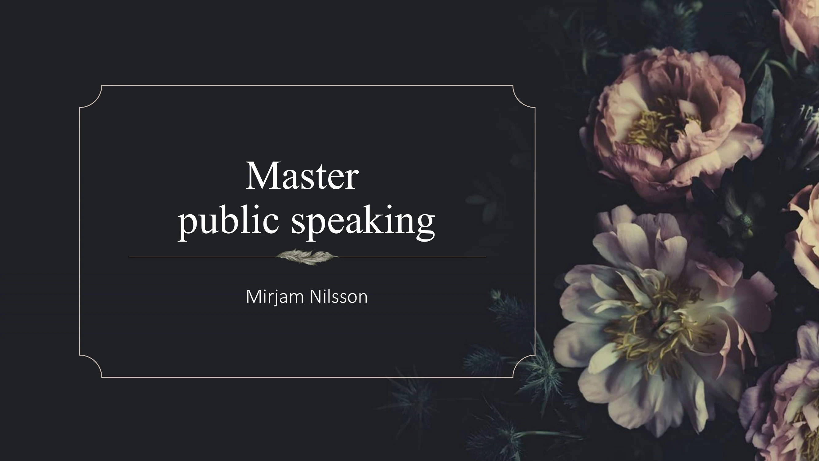 Preview of Mastering Public Speaking: The Power of Communication - Slide 1