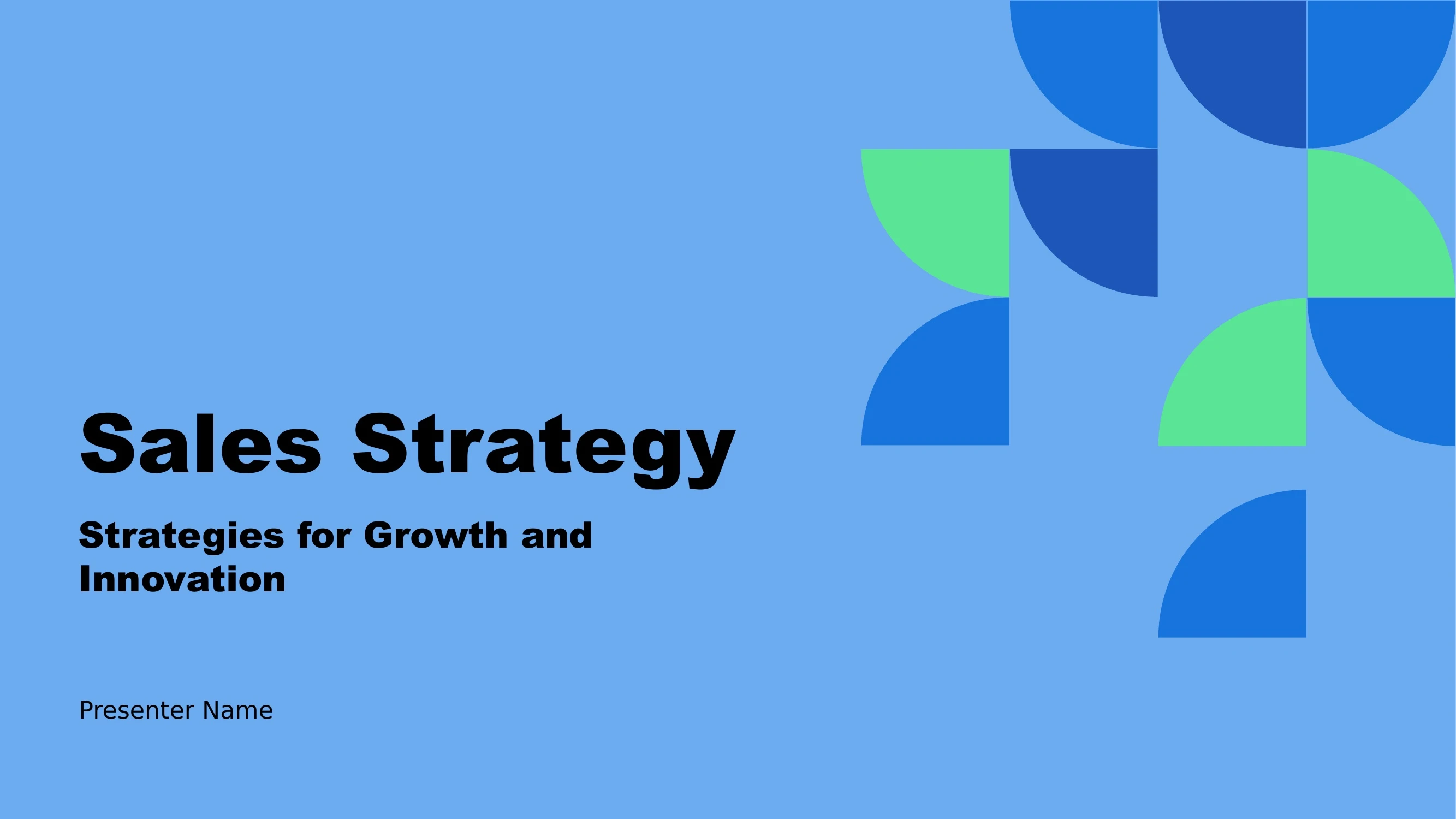 Preview of Modern Sales Strategy: Growth and Innovation - Slide 1