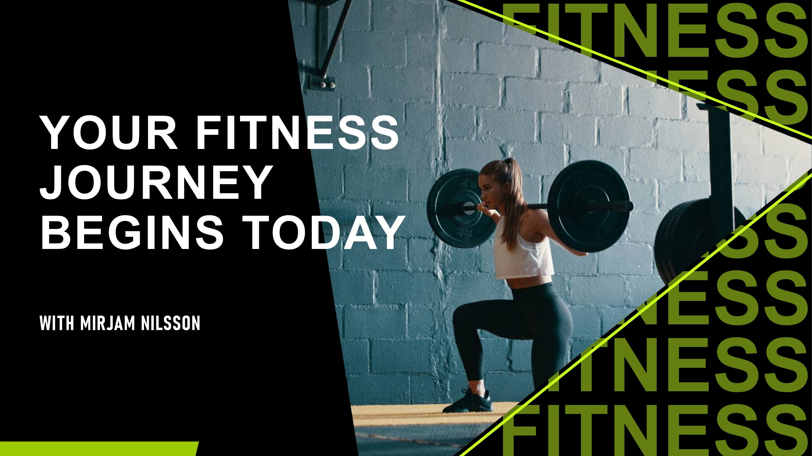 Preview of Your Fitness Journey with Mirjam Nilsson - Slide 1