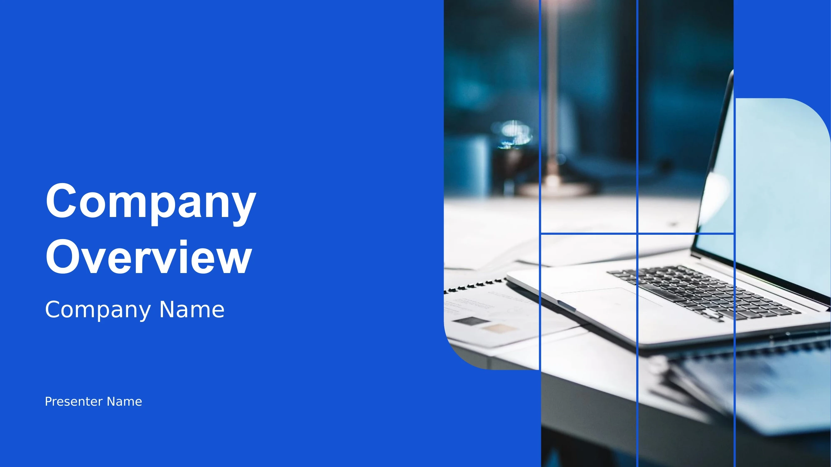 Preview of Simple Company Overview - Slide 1
