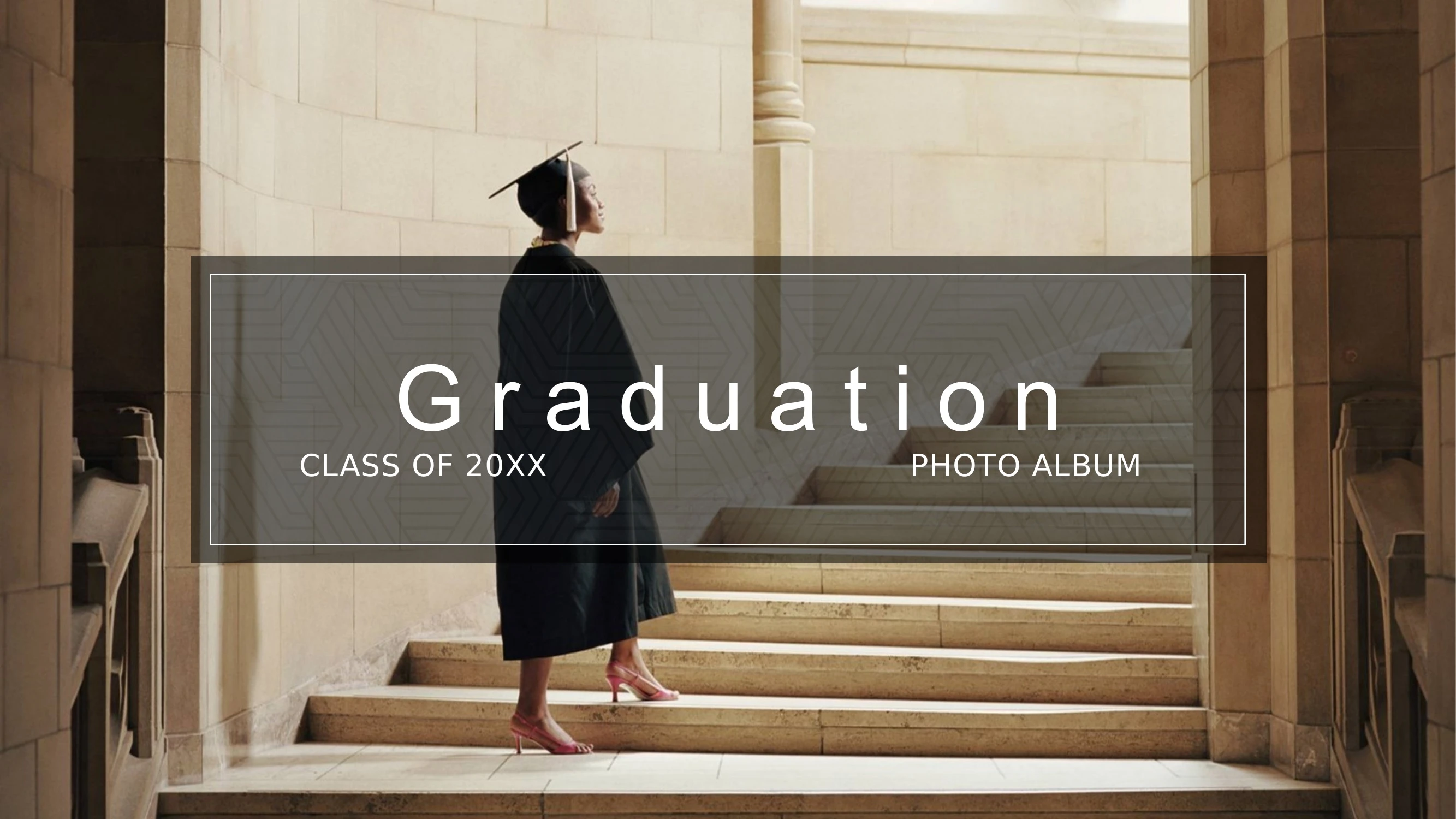 Preview of Class of 20XX Graduation Photo Album - Slide 1