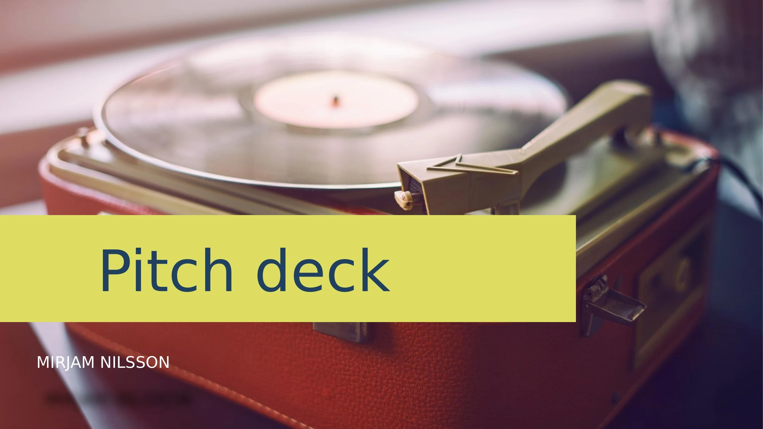 Preview of Contoso Product Pitch Deck - Slide 1