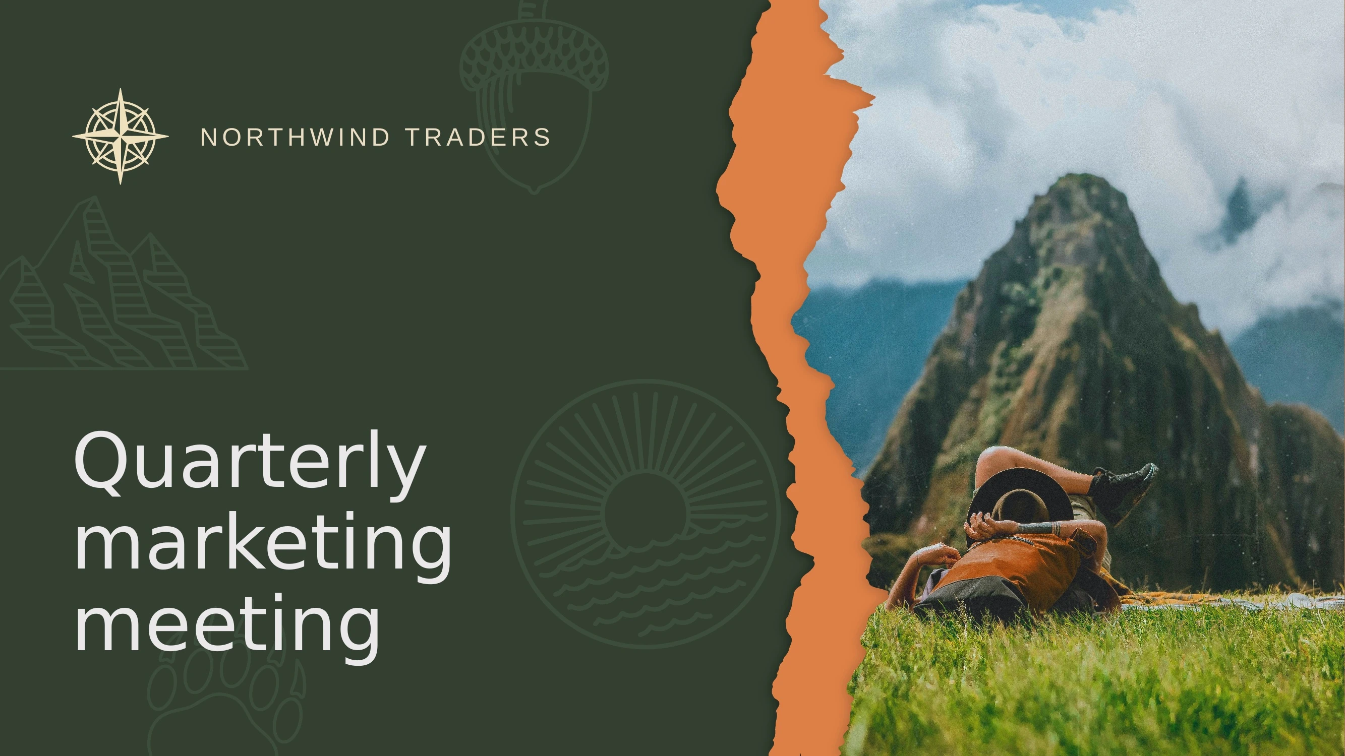 Preview of Northwind Traders Quarterly Marketing Meeting Overview - Slide 1